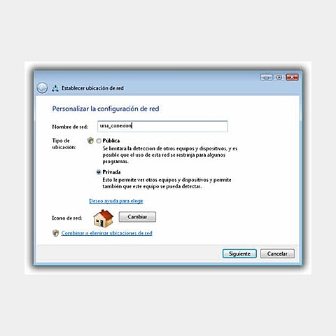 Primera conexión privada.