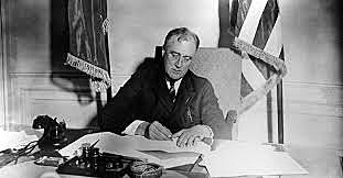 President Roosevelt Begins New Deal