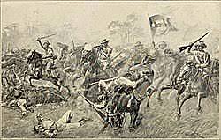 The U.S. declares war on Spain