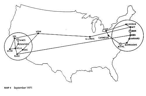 Norwegian seismic Array y University College se conectaron a los nodos de ARPAnet