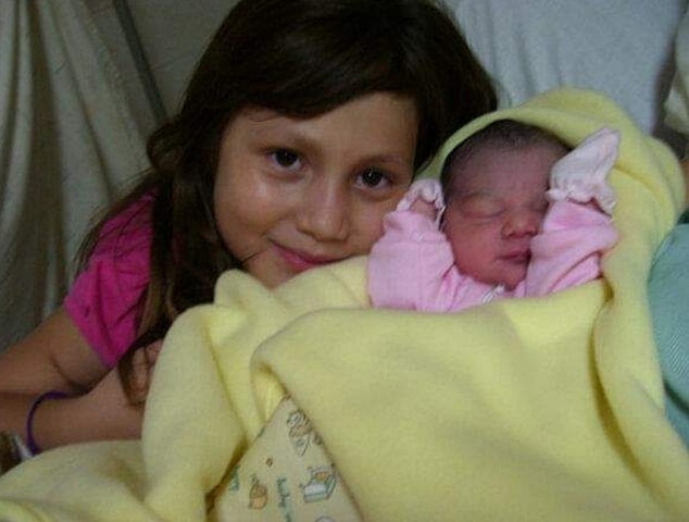 Nacimiento de mi hermana menor