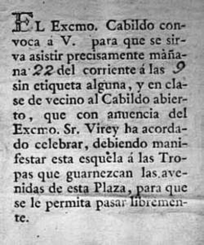 Convocatoria a Cabildo abierto