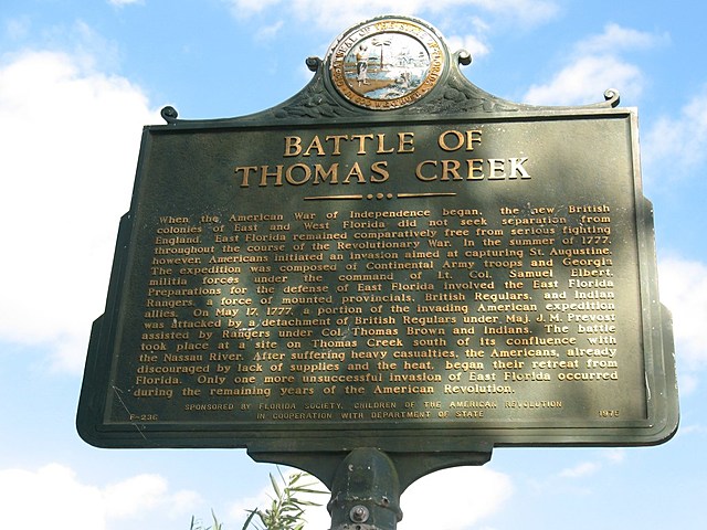 Battle of Thomas Creek