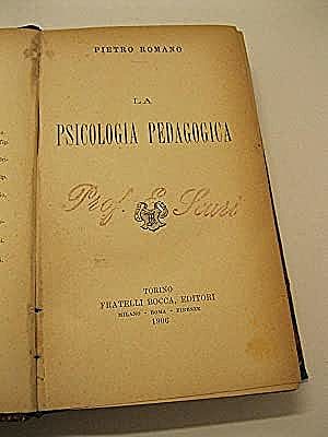 Primer volumen de psicopedagogía ( P. Romano)