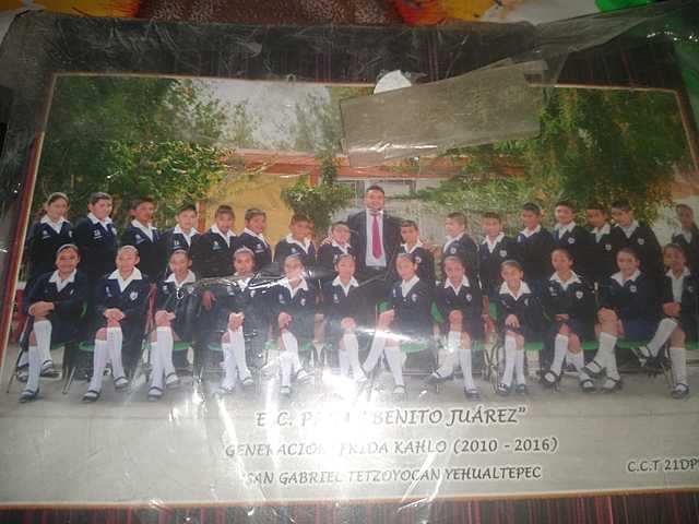 My graduation from elementary school