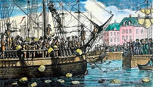 The Boston Tea party