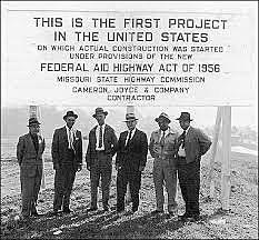 President Eisenhower Develops Interstate System