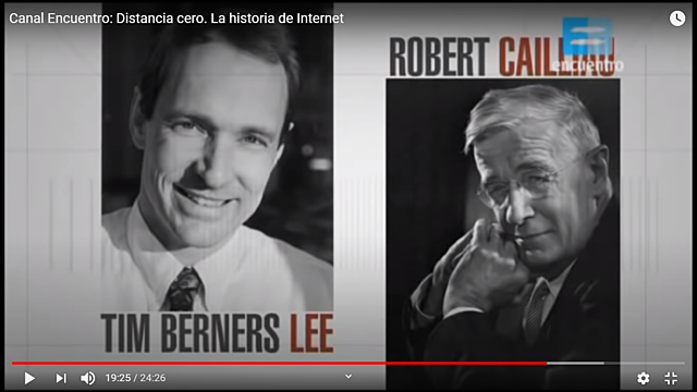 Berners Lee y Robert Callio contaban con el primer navegador, editor y servidor web