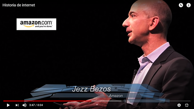 Jezz Bezos crea Amazon la mayor tienda online del mundo