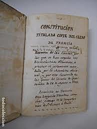 Creación de la Constitución Civil del Clero