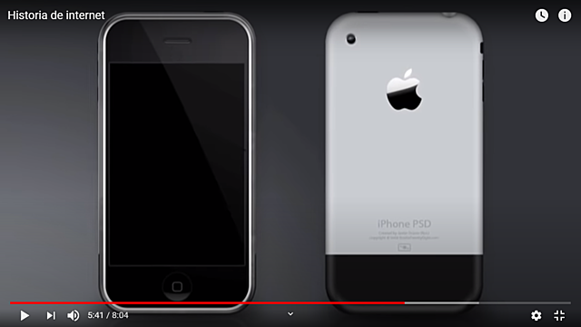 aparece iPhone como primer dispositivo móvil con internet