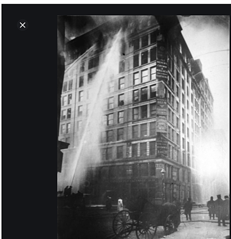 . The Triangle Shirtwaist Fire