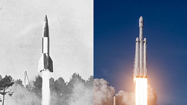 Lanzamiento de cohete soviético