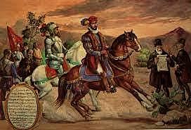 Llegada de Nuño Beltrán a Tzintzuntzan