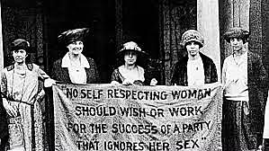 29. Women got the right to vote.
