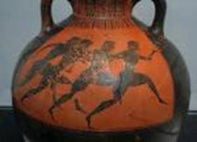 Panthenic Games established at Athens