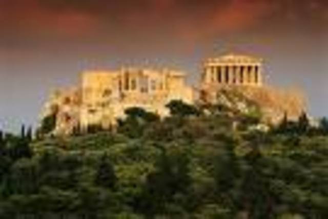 The parthenon is finished in Athens