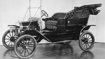 Henry Ford produced his first Model T (car)