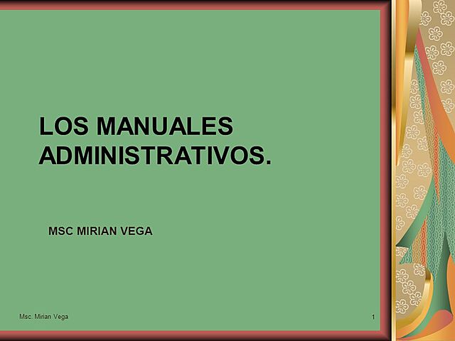 Manuales Administrativos de Aplicación General.