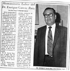 Dr. Enrique García Ruiz