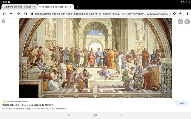 la escuela de atenas