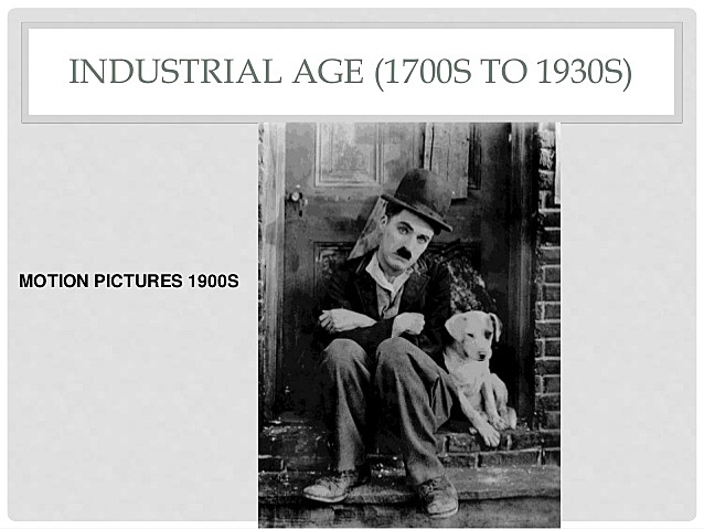 The industrial age (1700-1930)