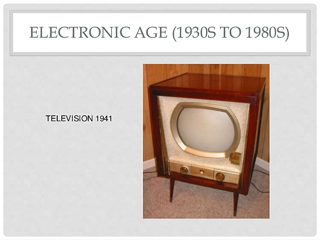ELECTRONIC AGE (1930S TO 1980S)