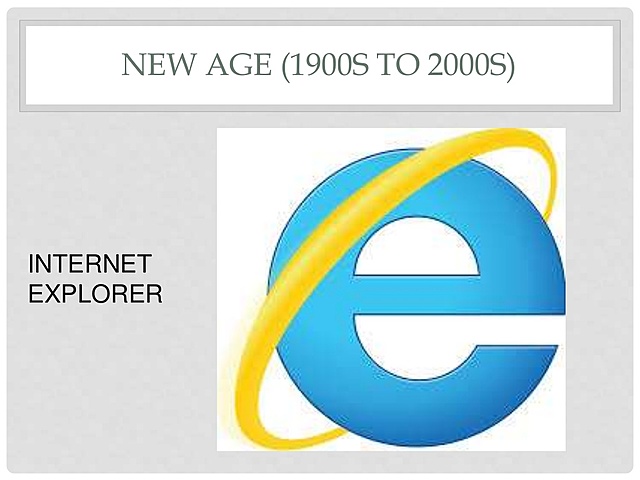 NEW/ INFORMATION AGE (1900S TO 2000S)