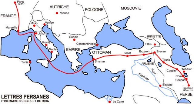 Les Lettres Persanes de Montesquieu