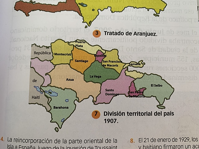 División Territorial del País 1907