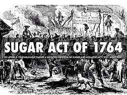 Revolución Americana: Sugar Act