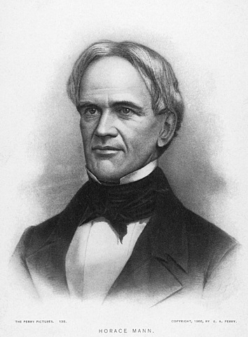 Horace Mann is the first Secretary of Education (Horace Mann)