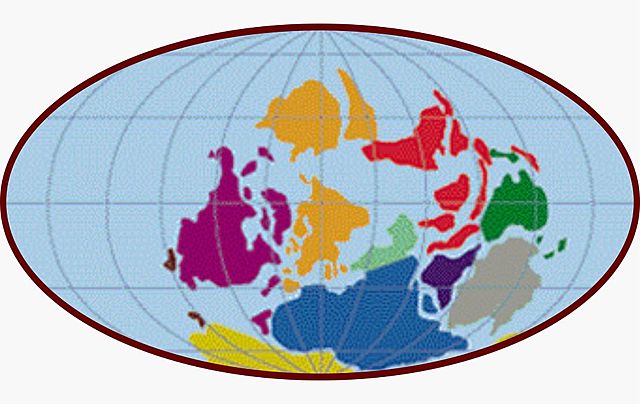 Origen del mar caribe y el archipiélago Antillano (Hace 200 Millones de años)