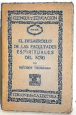 Michelau traduce al francés la obra Observaciones sobre el  desarrollo de las facultades psíquicas del niño