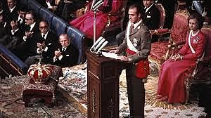 The proclamation of King Juan Carlos I