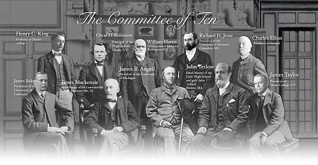 N.E.A Committee of Ten was Established
