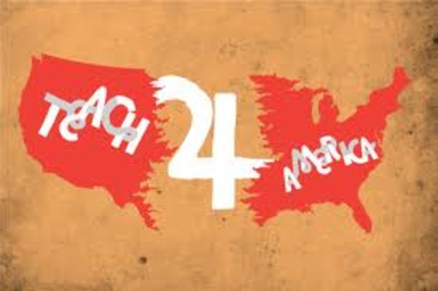 Teach for America is formed, reestablishing the idea of a National Teachers Corps.