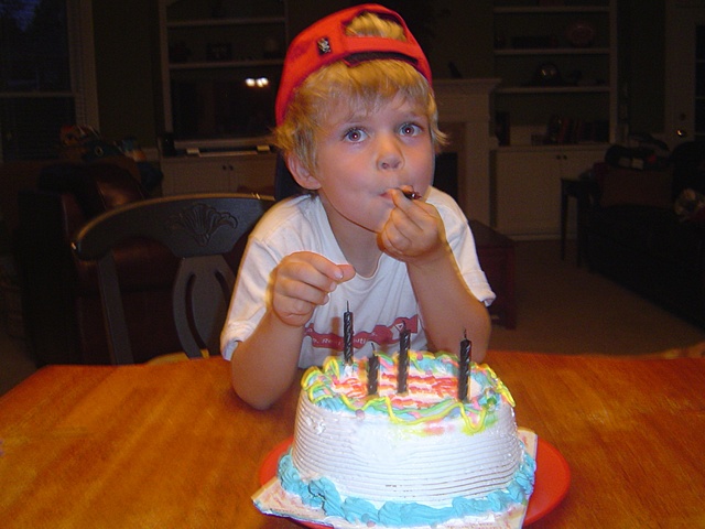 Era mi quinto cumpleanos