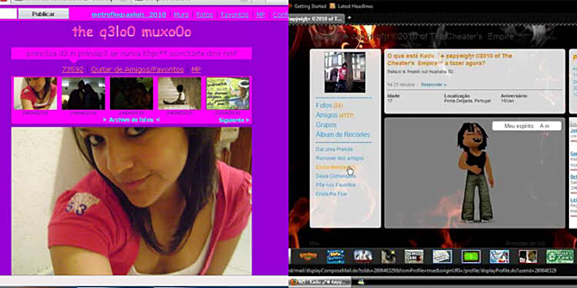 Primeres xarxes socials amb imatges