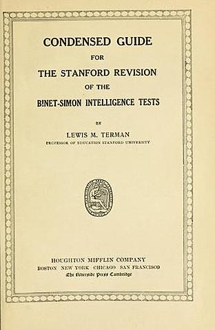 Simon-Binet Intelligence Test