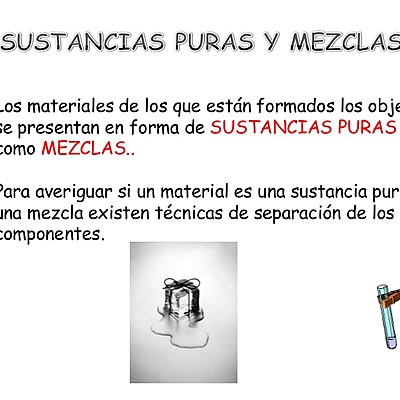 Timeline: que es la materia pura y mezcla
