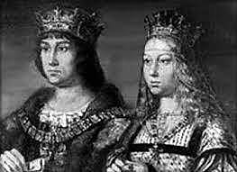 The marriage of the king and queen of Spain