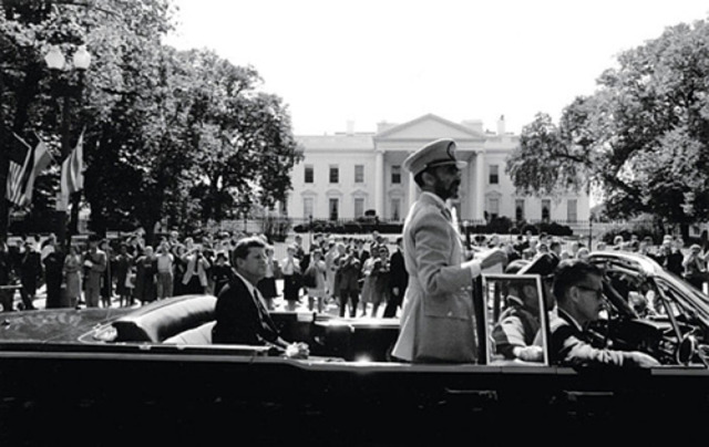 Emperor Haile Selassie in USA