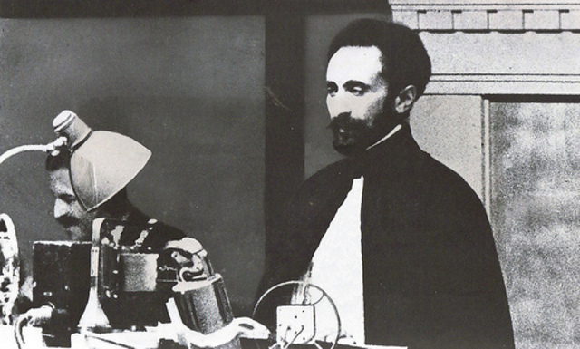 Emperor Haile Selassie in Geneva