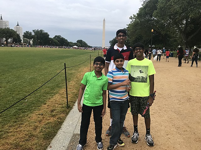 Mis primos y yo fuimos a Washington, D.C.