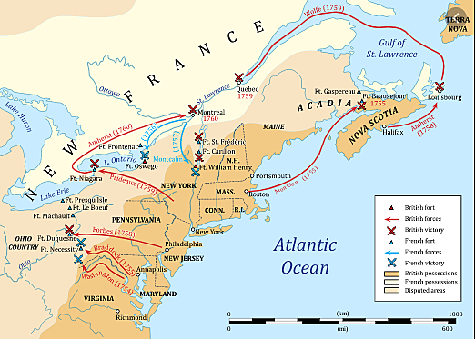 The French and Indian war