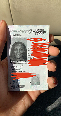 Obtuve mi licencia de conducir.