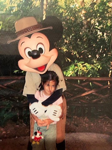 Mi familia y yo fuimos a Disney