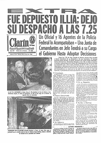 Golpe de Estado 1966 "Revolución Argentina"