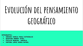 Timeline: Evolución del pensamiento geográfico